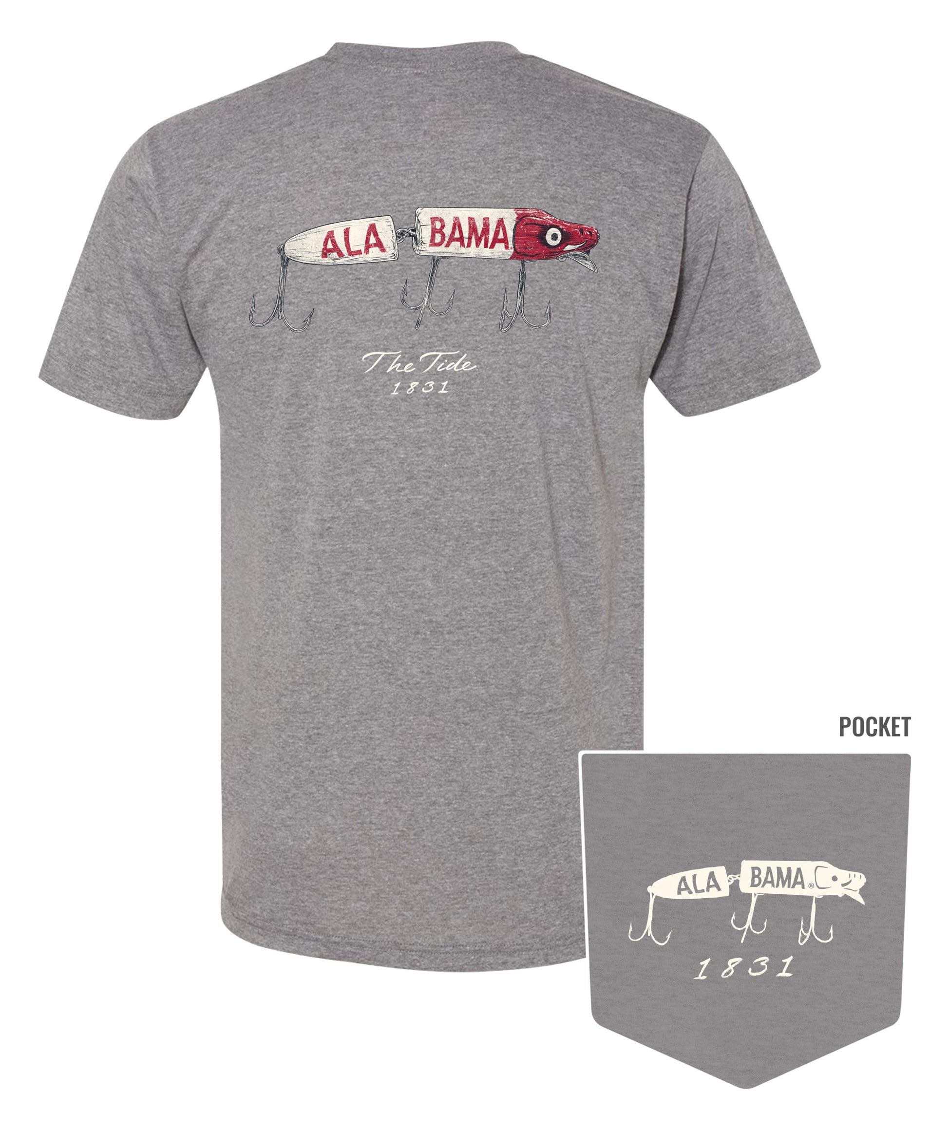 Bama Lure T-Shirt | Alabama Fishing Tee