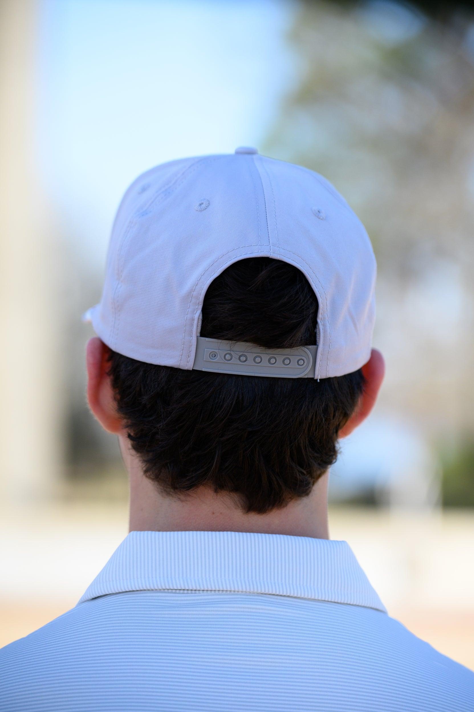 University of Alabama Light Grey Rope hat with Basketball Al Logo Embroidery
snap back