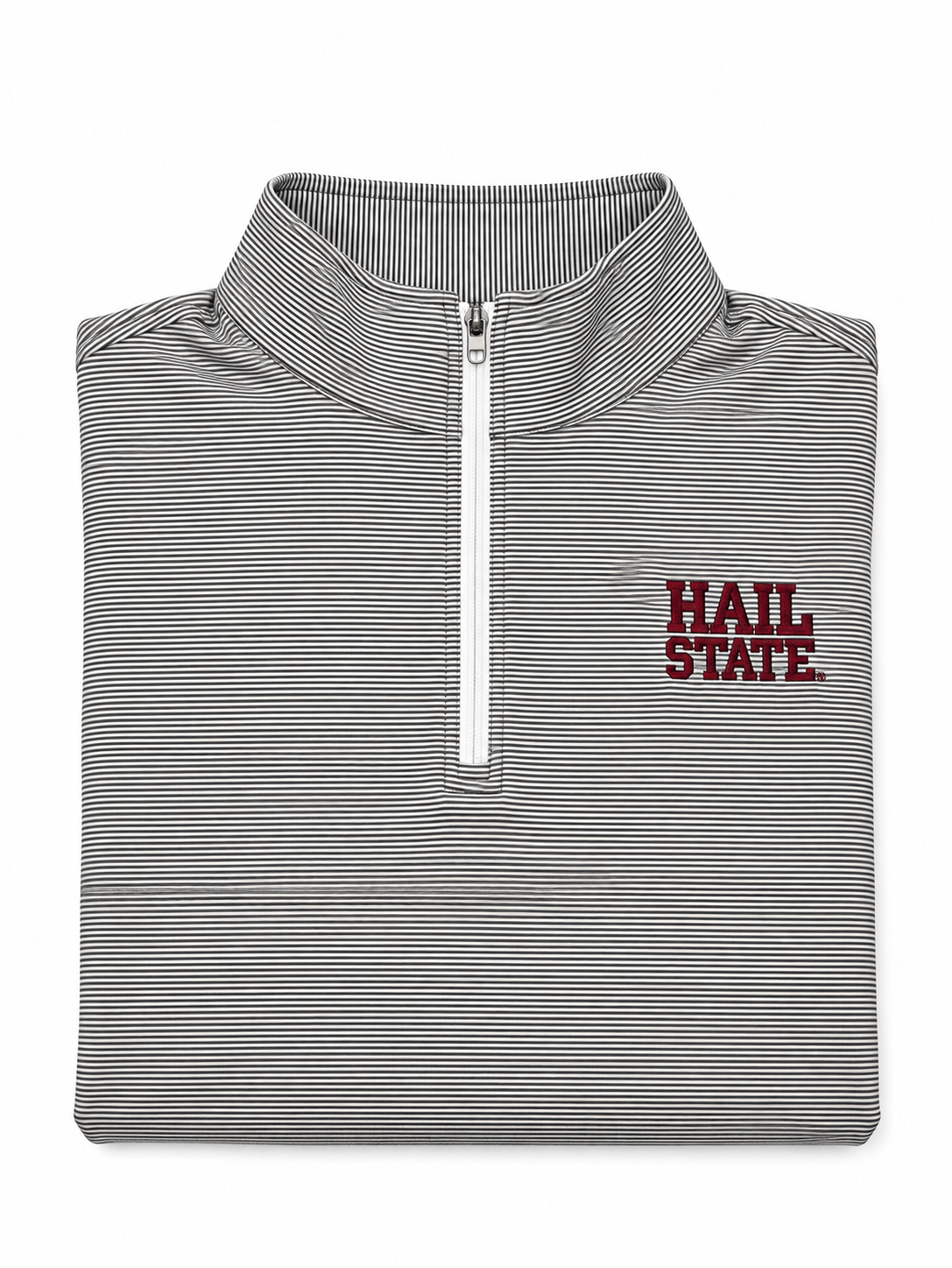 Hail State Stripe Performance Pullover