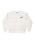 Mississippi State Cream Sweatshirt with Maroon “Hail State” script and baseball bat embroidery
