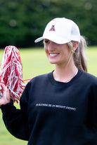 University of Alabama Black Sweatshirt with White "I'd Rather Be In Bryant-Denny" embroidery