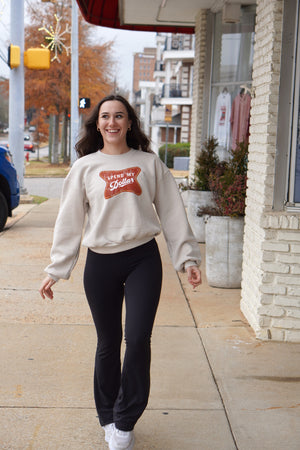 Spend My Dollar Ladies Crewneck