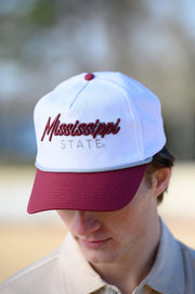 Mississippi State Raised Script Hat