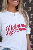 Alabama Baseball Henley Shirt