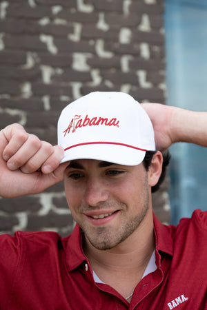 Alabama Golf Flag Rope Hat