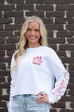 Tide Hoops Basketball Cropped Sweatshirt - Quick Ship
