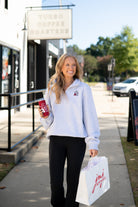 University of Alabama Grey ¼ Zip Sweatshirt with Leaning Al Logo Embroidery on the chest