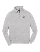 University of Alabama Grey ¼ Zip Sweatshirt with Leaning Al Logo Embroidery on the chest