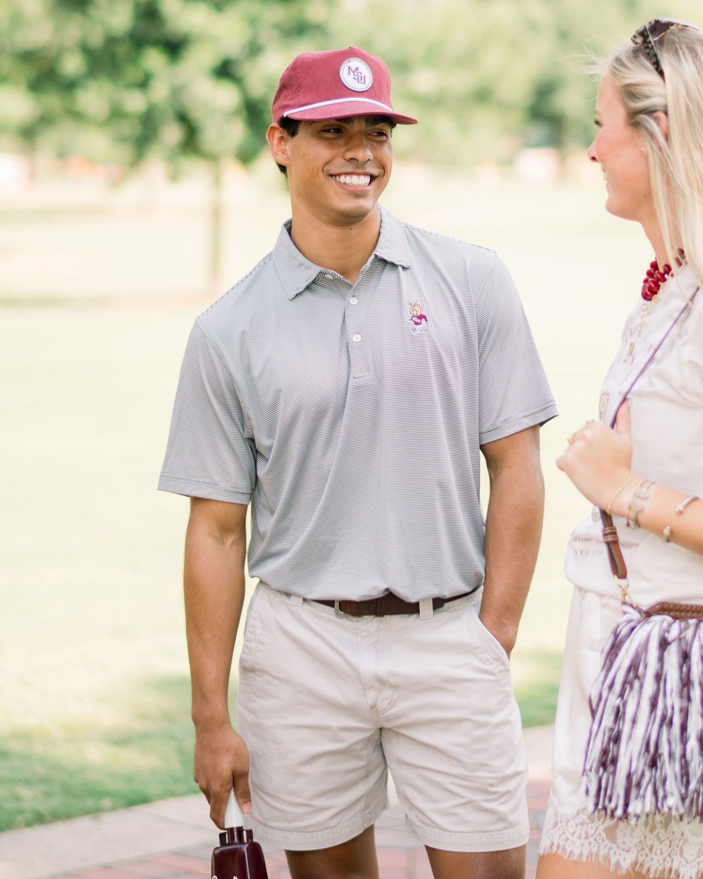 Walking Bully Stripe Polo