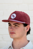 Mississippi State Maroon Hat with an old school MSU Logo patch