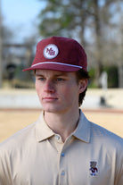 Mississippi State Maroon Hat with an old school MSU Logo patch