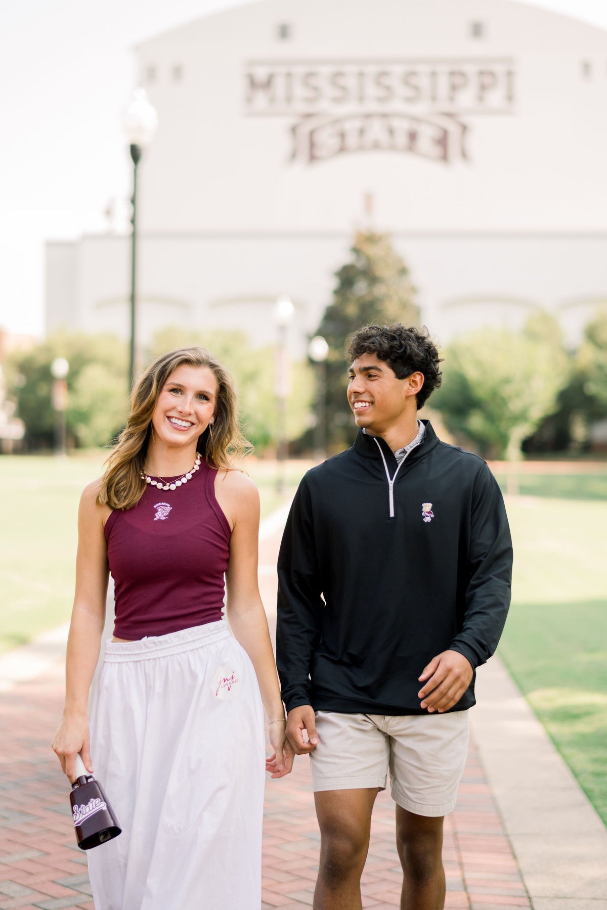Mississippi State Maroon Tank Top with the Vintage Bully Logo embroidered on the middle of the chest