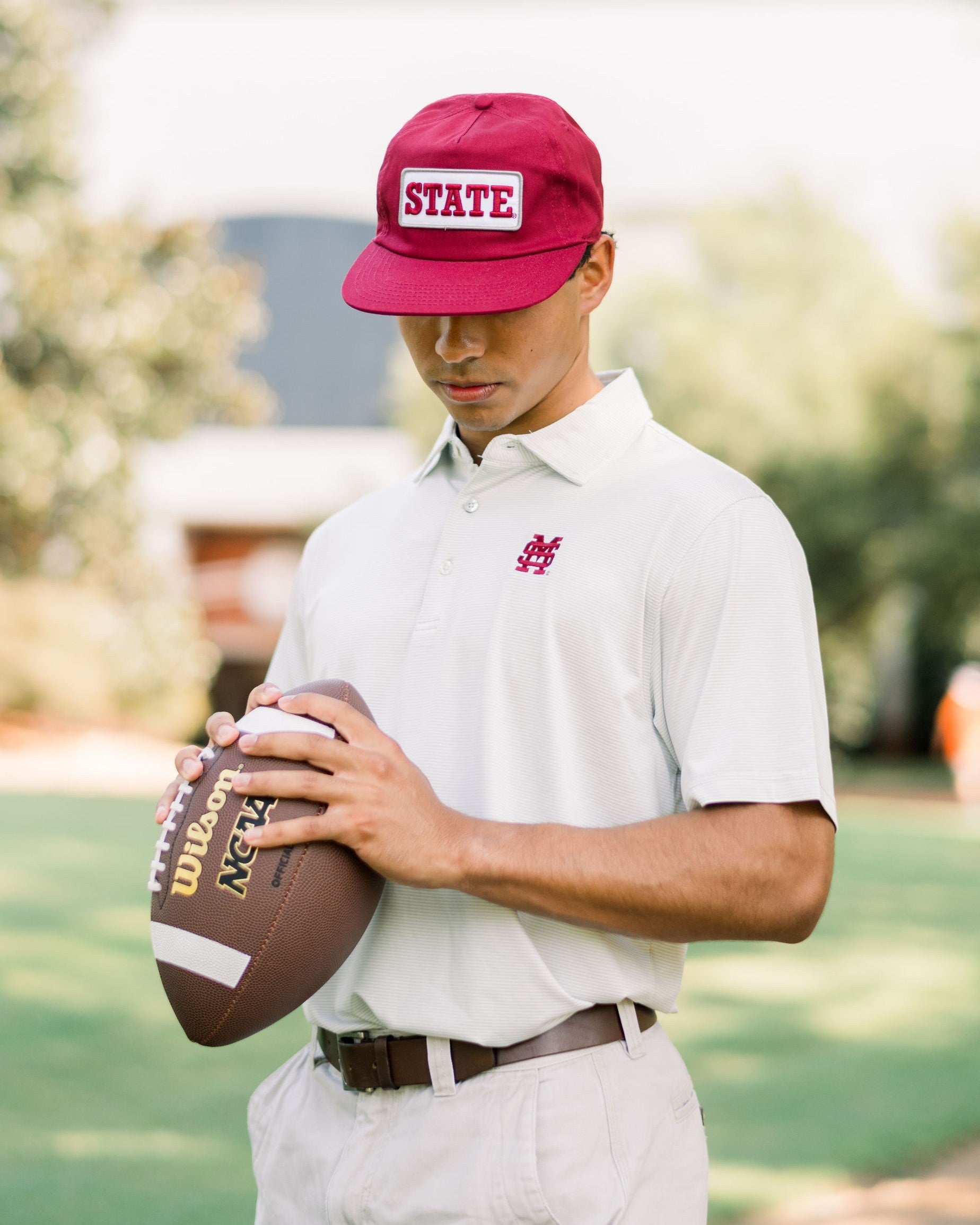 Mississippi State Stripe Polo