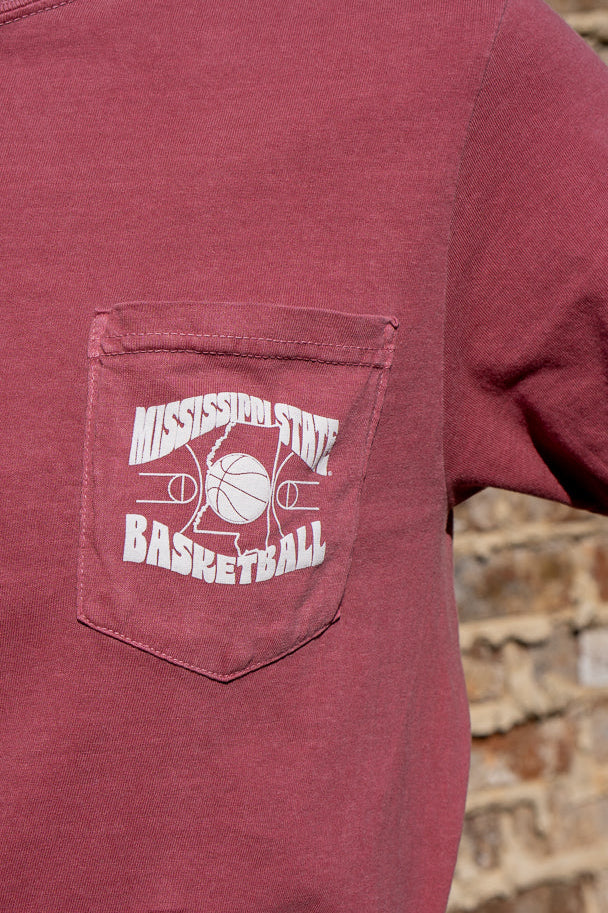 Mississippi State Basketball Front Pocket
