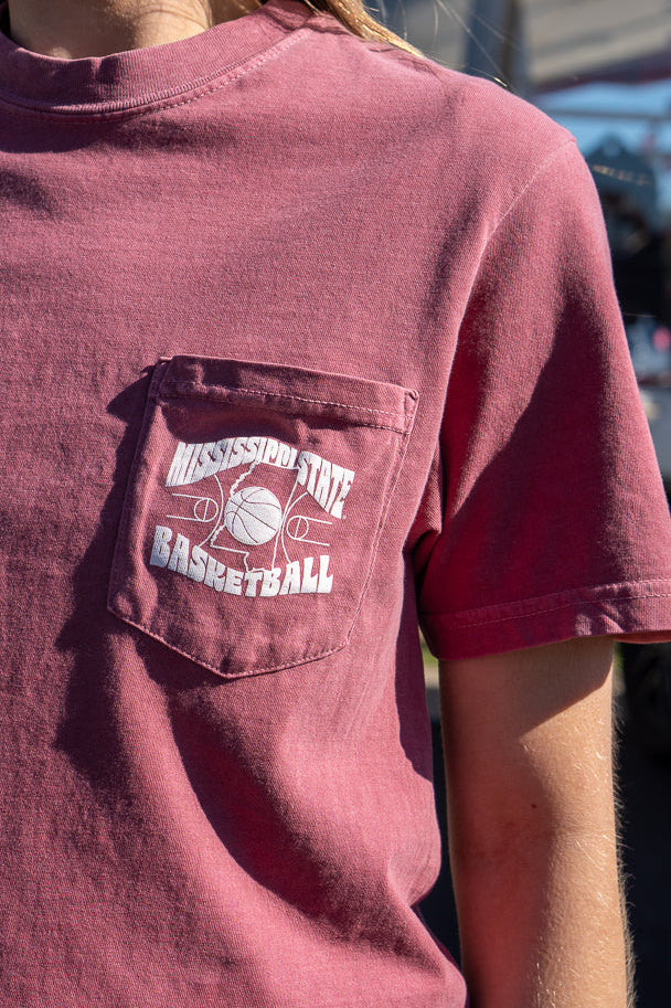 Mississippi State Basketball Front Pocket