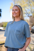 Local Merch Front Pocket Design Featuring Text “Northport Alabama EST 1871”