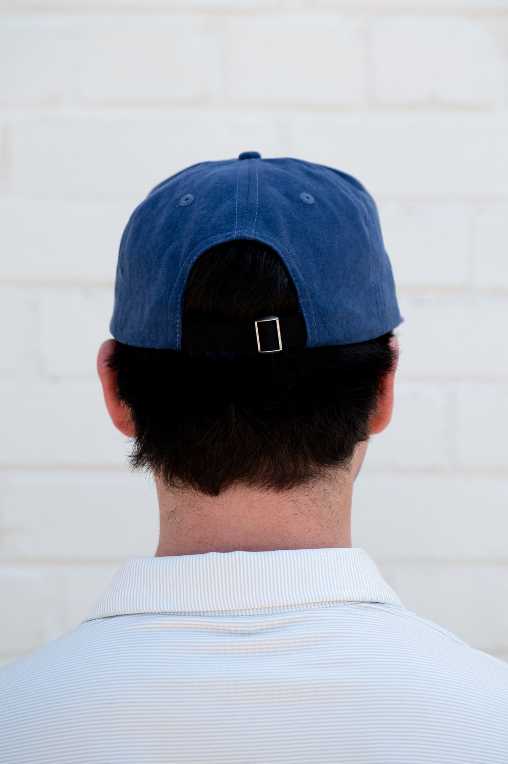 Auburn University Navy Hat with a White rope and a patch of the Leaping Tiger Logo
