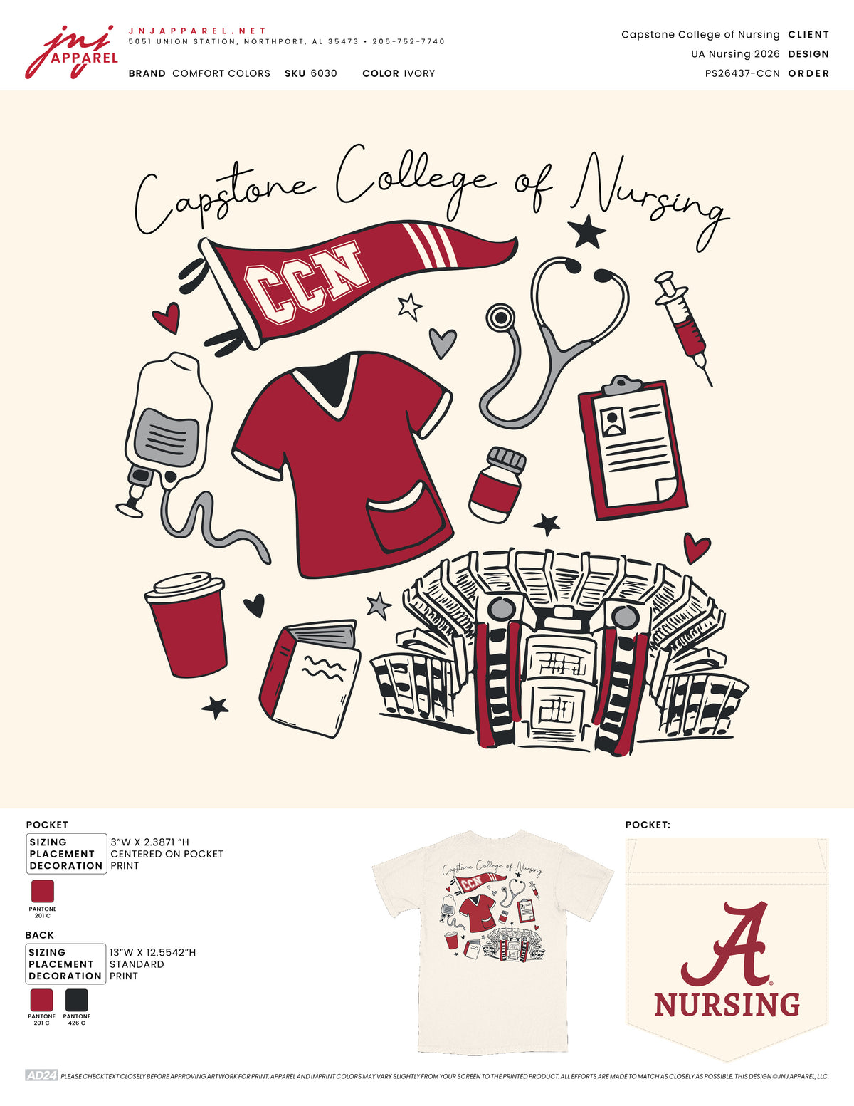 CCN - UA Nursing 2026 - Ivory