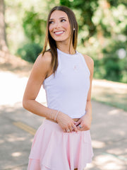 Pink Script A Tank Top