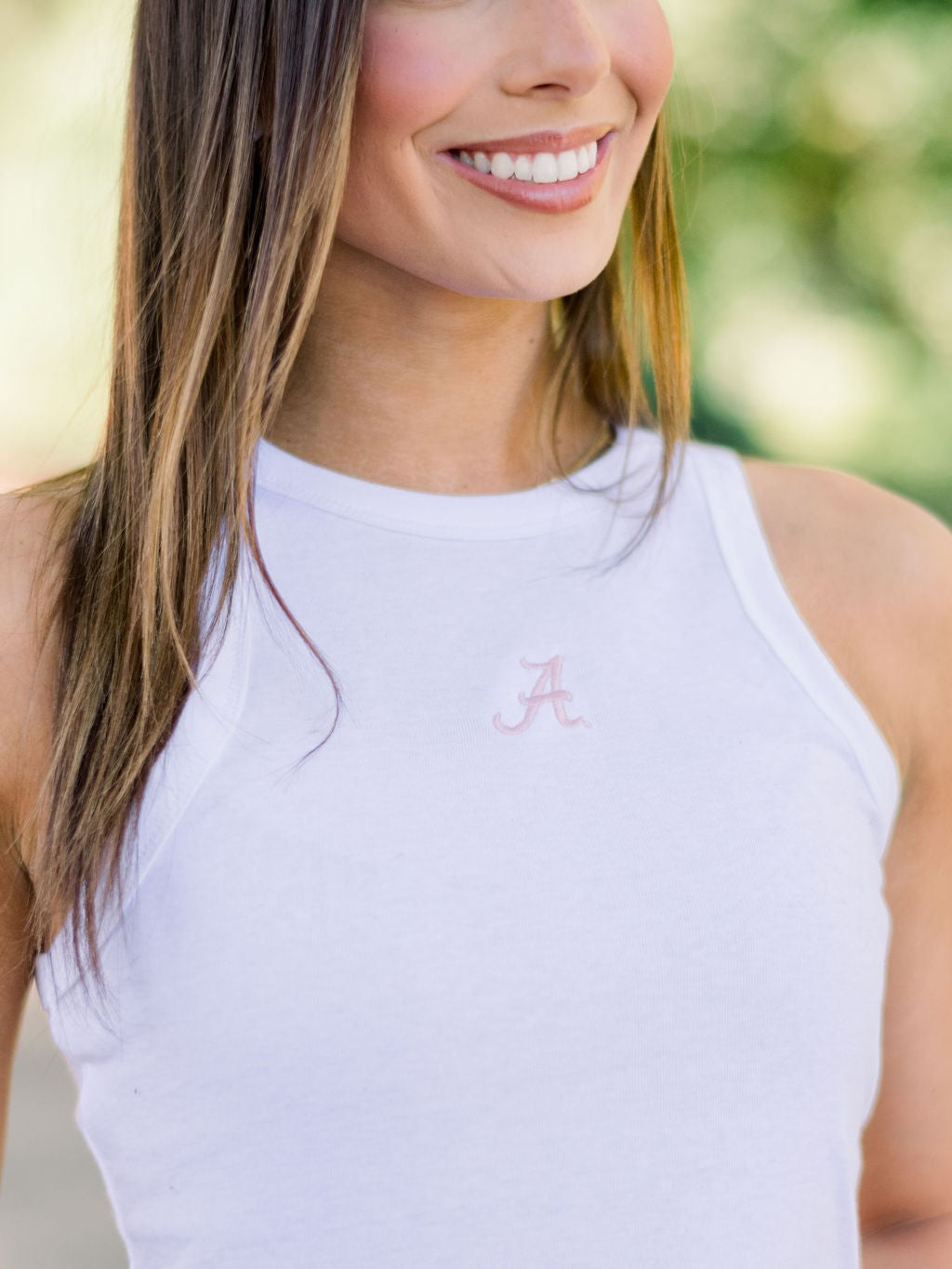 Pink Script A Tank Top