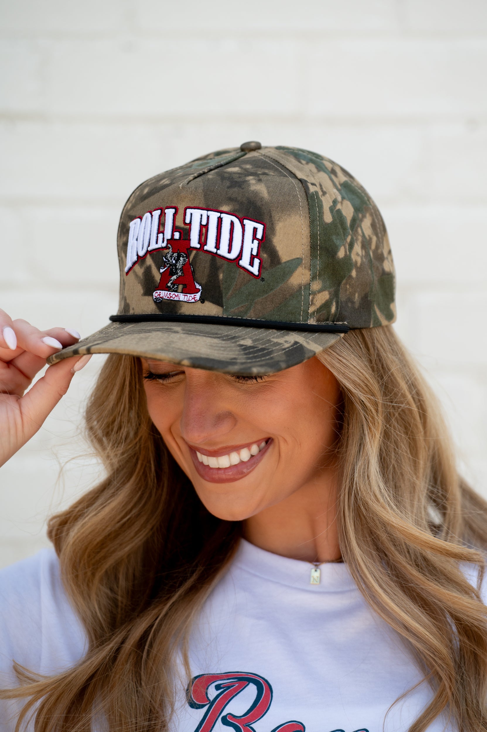 Roll Tide Retro Camo Hat Alabama Football Hats – JNJ Apparel Store