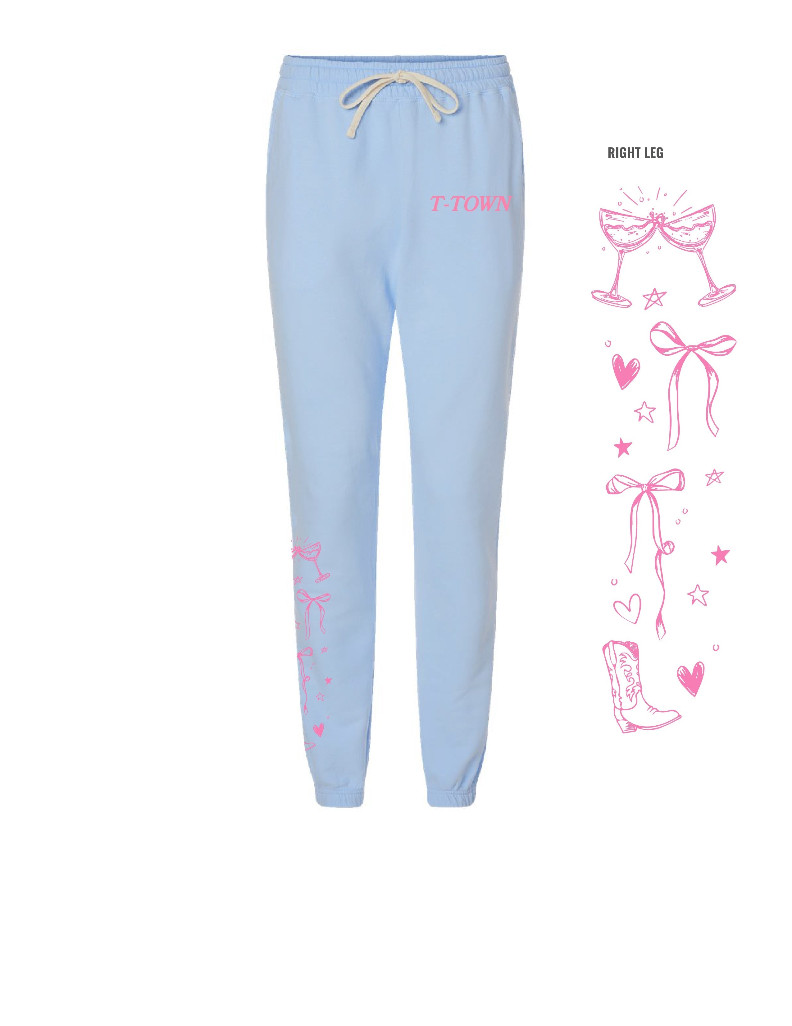 T-Town Alabama Sweatpants Detail