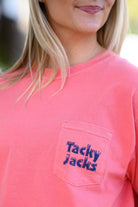 Tacky Jacks Logo front pocket design