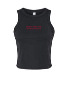 University of Alabama Back Tank with Red "That's Why You Come To Bama" embroidery