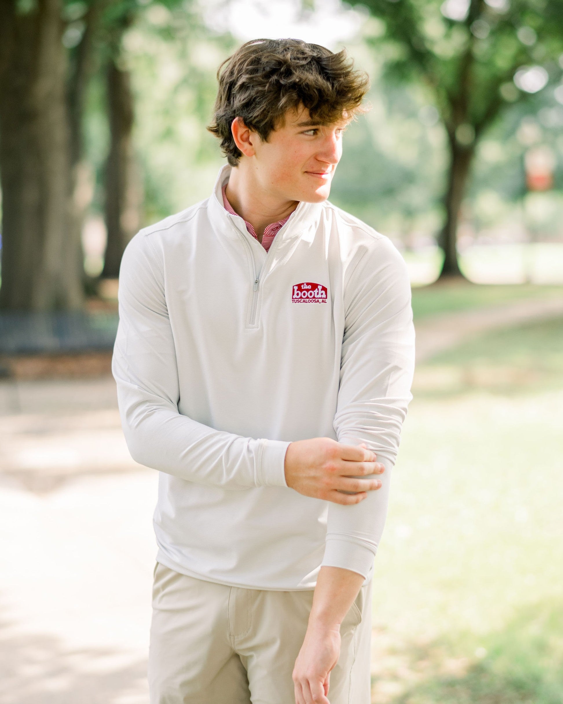 The Booth Logo Performance Pullover