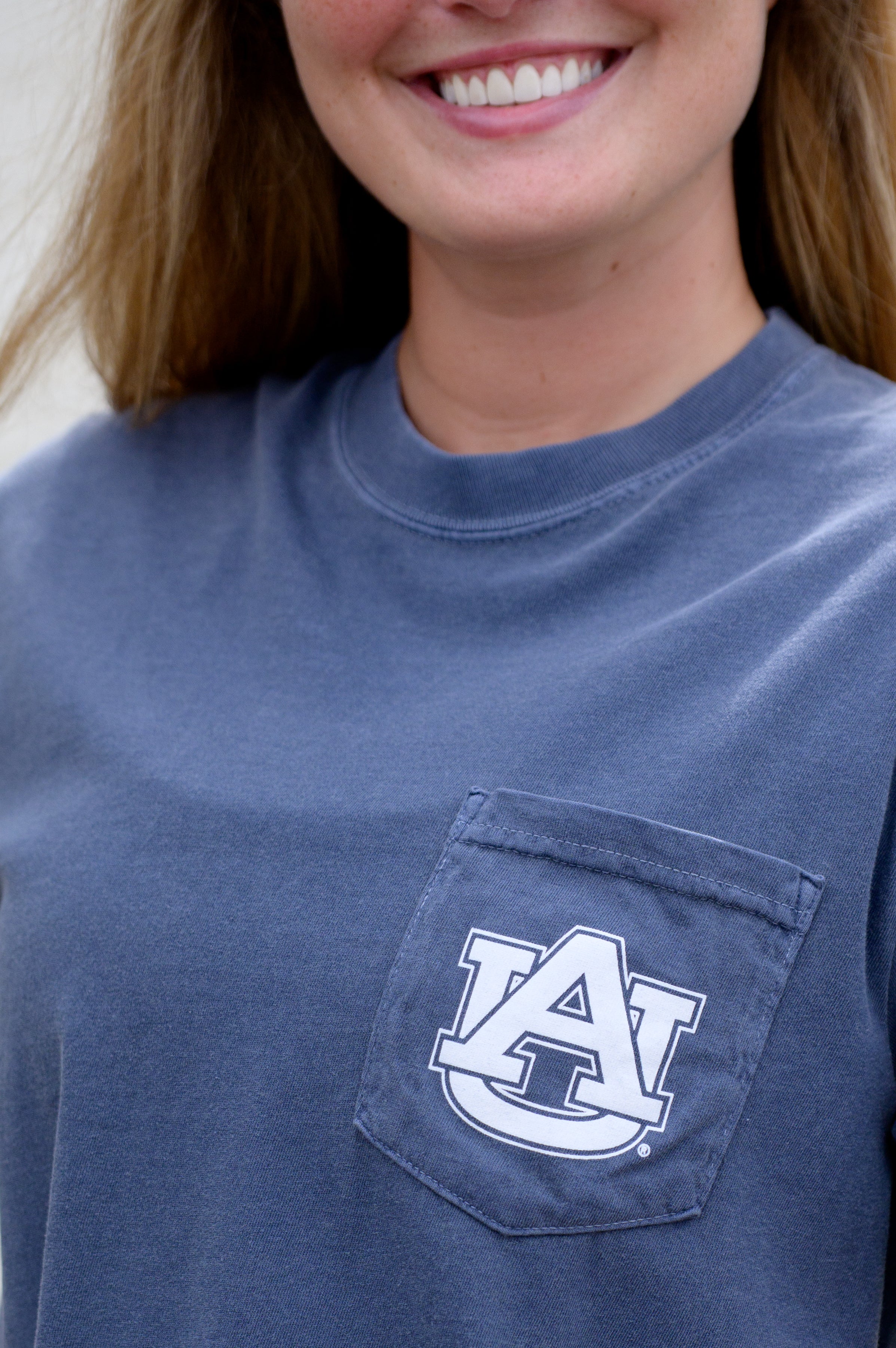 This Is How We Roll Front Pocket with a White AU Logo