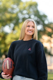 University of Alabama Black Sweatshirt with an embroidered Vintage A logo