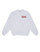 University of Alabama Grey Ladies' Crewneck with Red "University of Alabama" embroidery