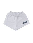 Auburn University Grey Ladies’ Shorts with Navy "Auburn University" embroidery