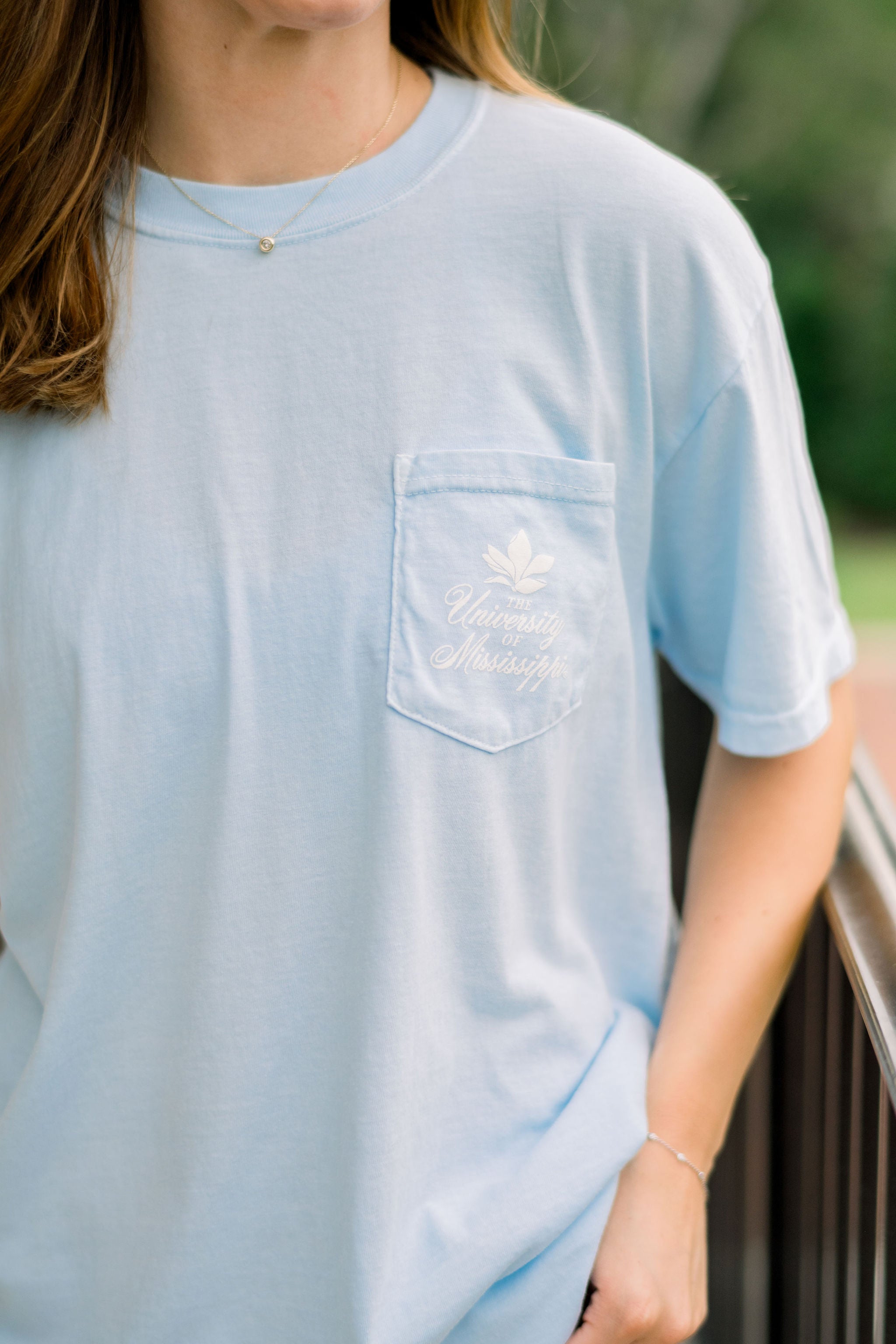 Front Pocket with text "the University of Mississippi"