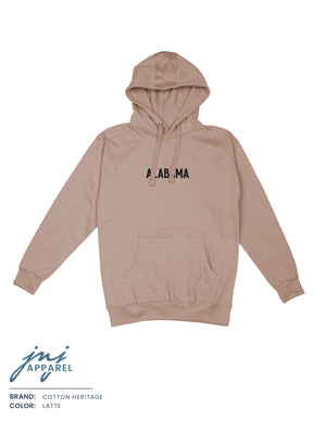 Alabama Embroidered Hoodie - Quick Ship