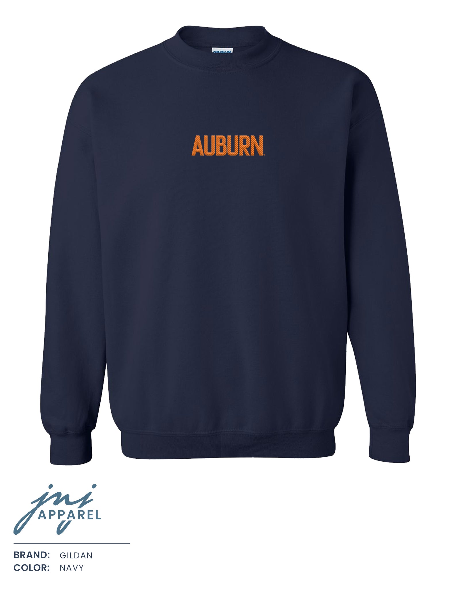 Auburn Embroidered Crewneck Sweatshirt