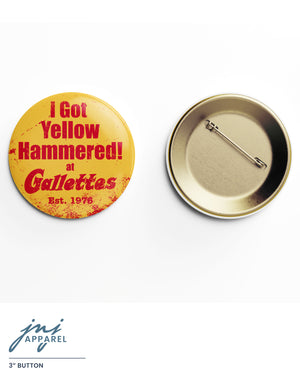 Gallettes Yellow Hammered Button - Quick Ship