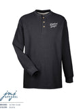 Dixieland Delight Thermal Henley - Quick Ship