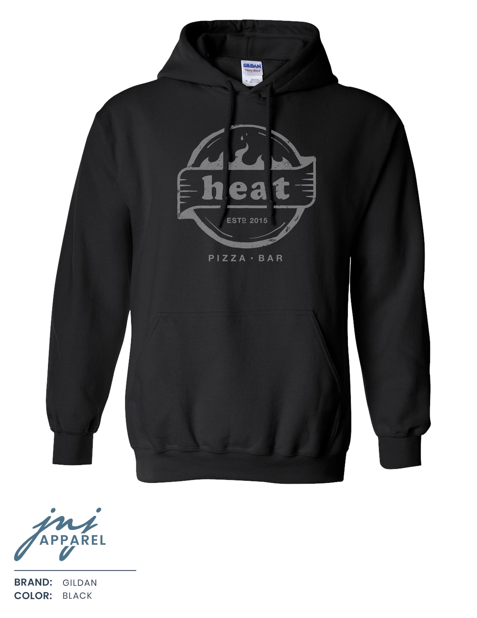 Heat Pizza Bar Logo Hoodie - Quick Ship