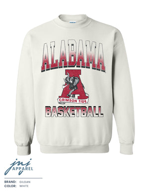 Vintage Alabama Basketball Crewneck Sweatshirt