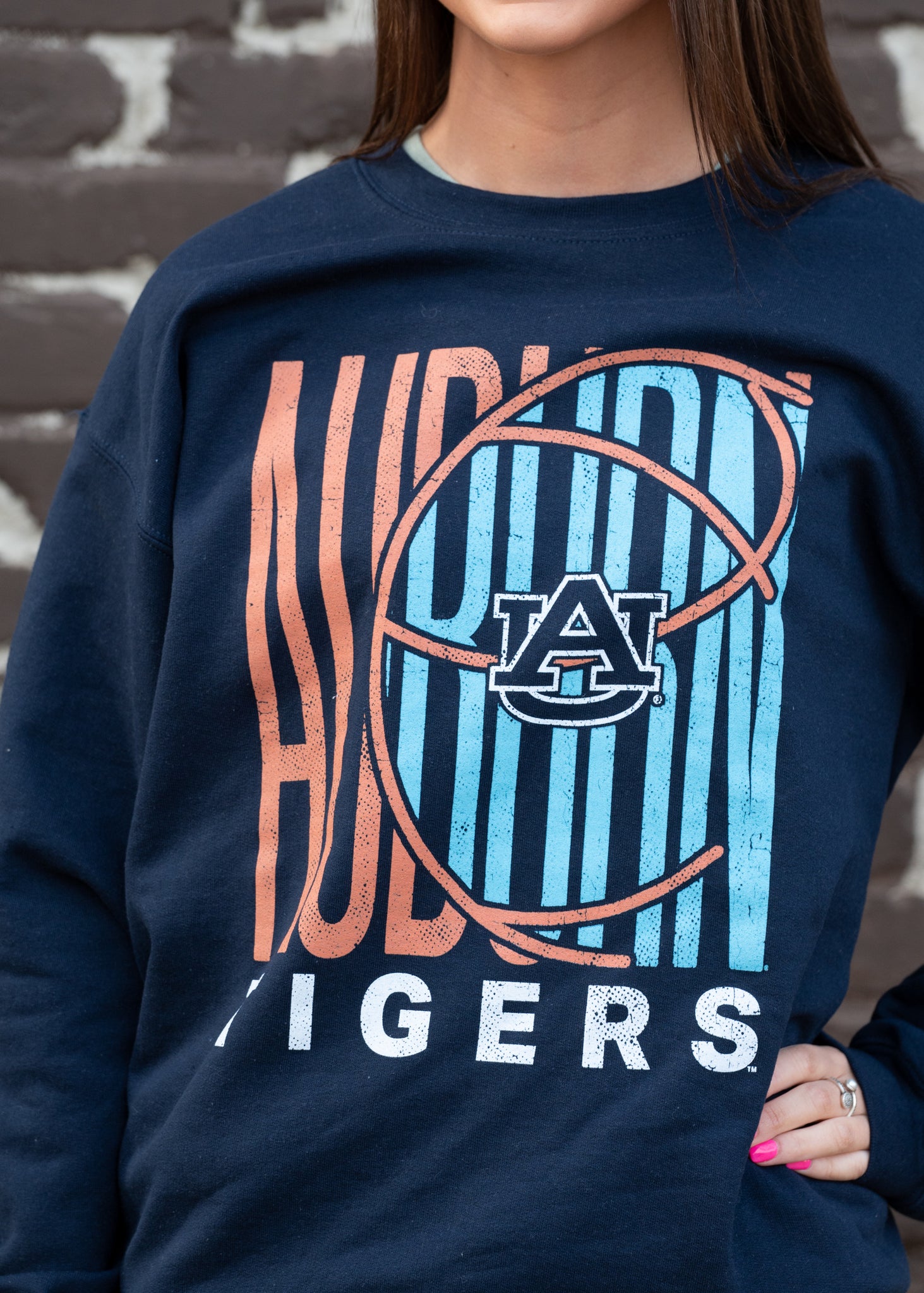 Auburn Basketball Sweatshirt - quick ship