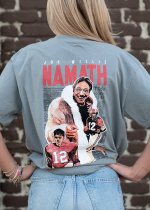 Joe Willie Namath T-Shirt - Quick Ship