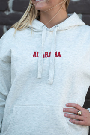 Alabama Embroidered Hoodie - Quick Ship