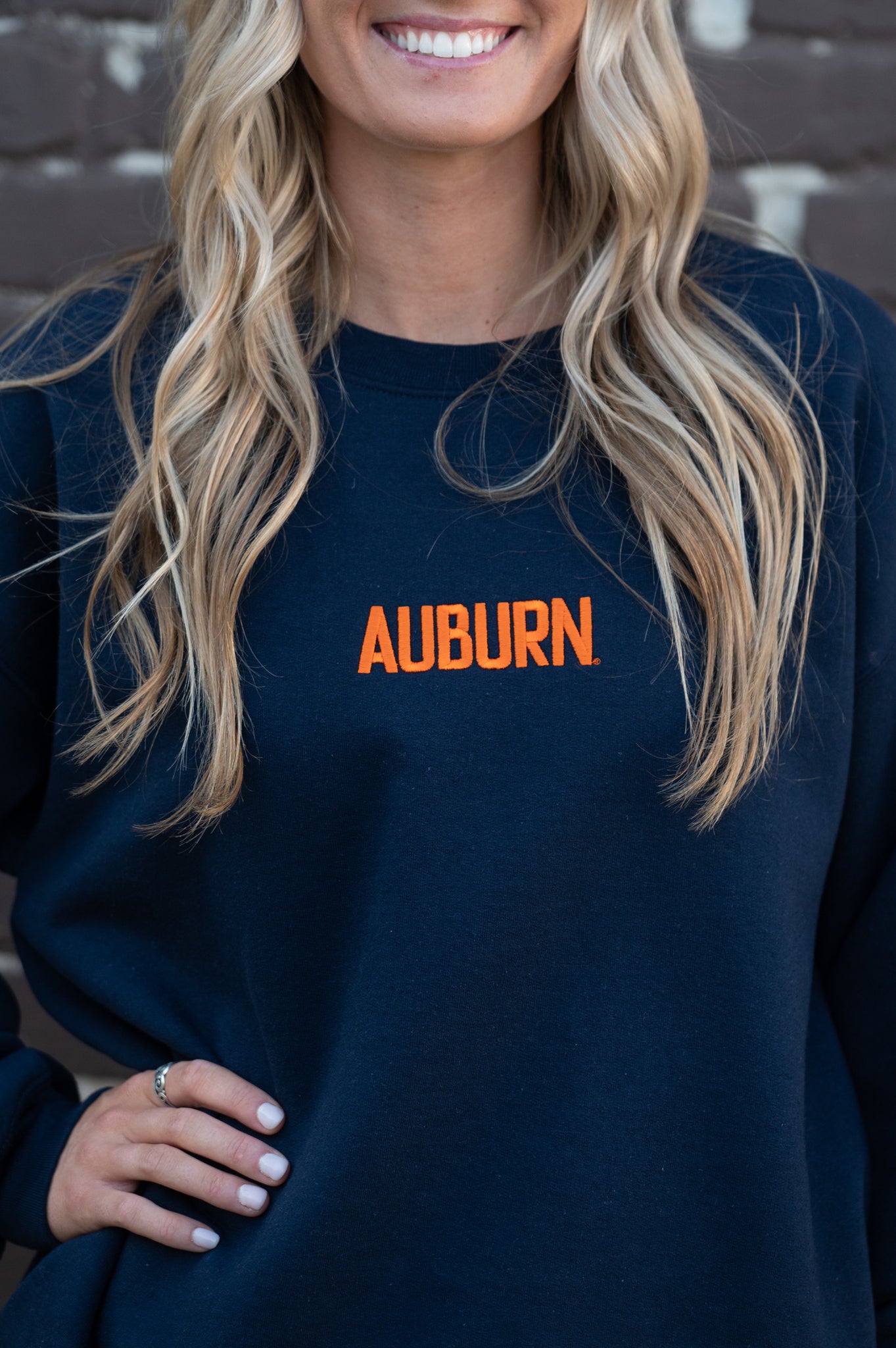 Auburn Embroidered Crewneck Sweatshirt